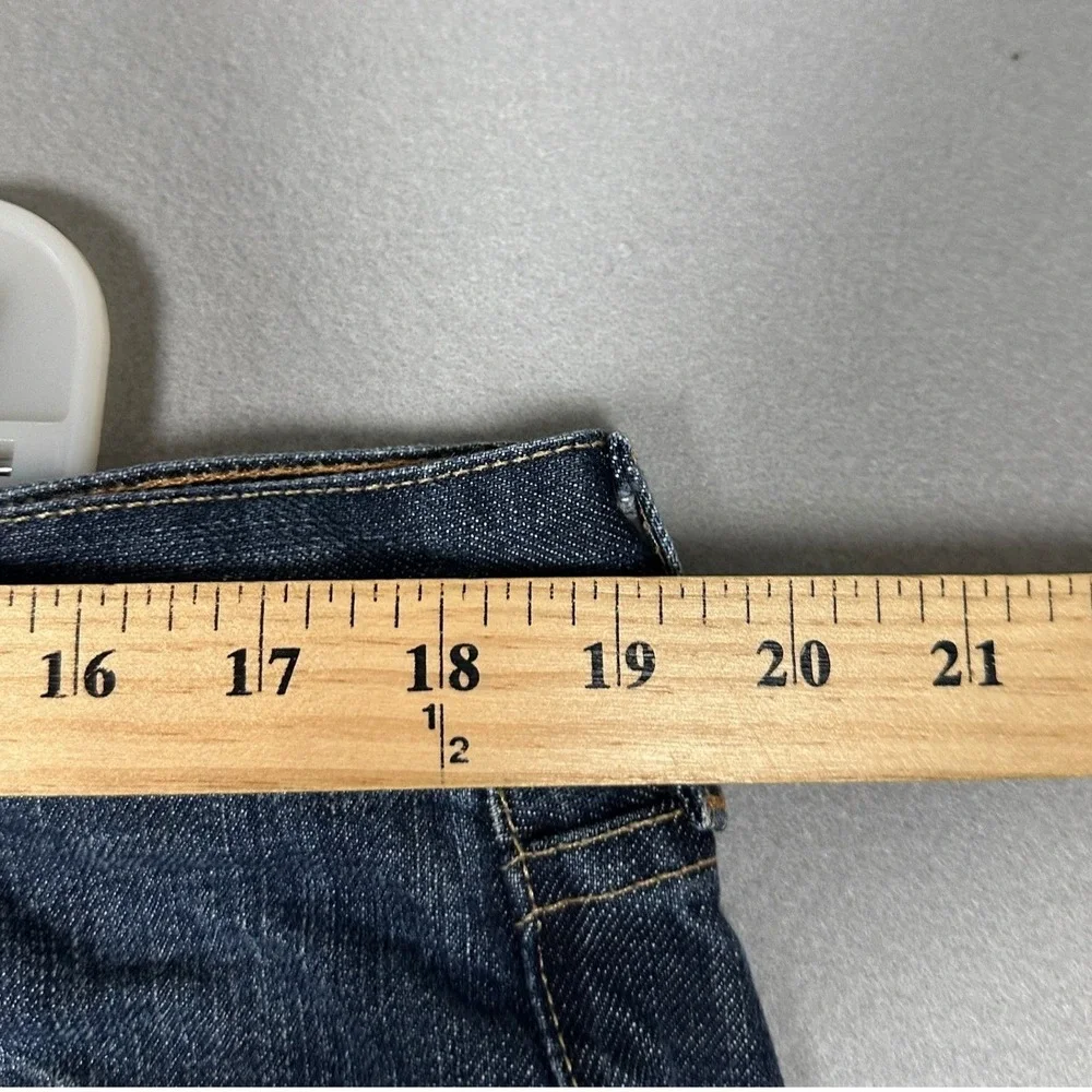 7 For All Mankind Jeans Mens 38 Blue Relaxed Fit Dark Wash Denim Made In USA